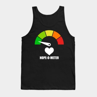 Meter Series - NOPE-O-METER 2 - NOPE ICONS - Gauge Level 1 - Lovely - 1B Tank Top